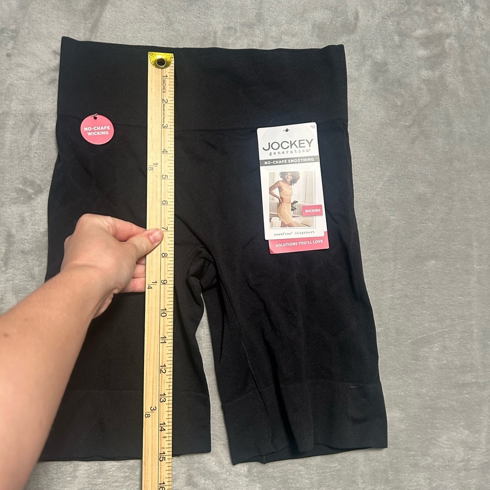 Jockey Seamfree Slipshort Women’s Medium Black Smoothing No-Chafe - Picture 8 of 9